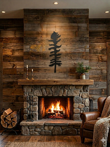 Handcrafted Metal Windswept Sitka Tree | Wall Mount Steel Nature Art | Canada