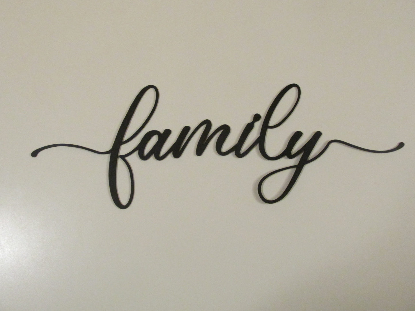 Family Metal Wall Art, Home Decor, Handcrafted Sign Honey Font