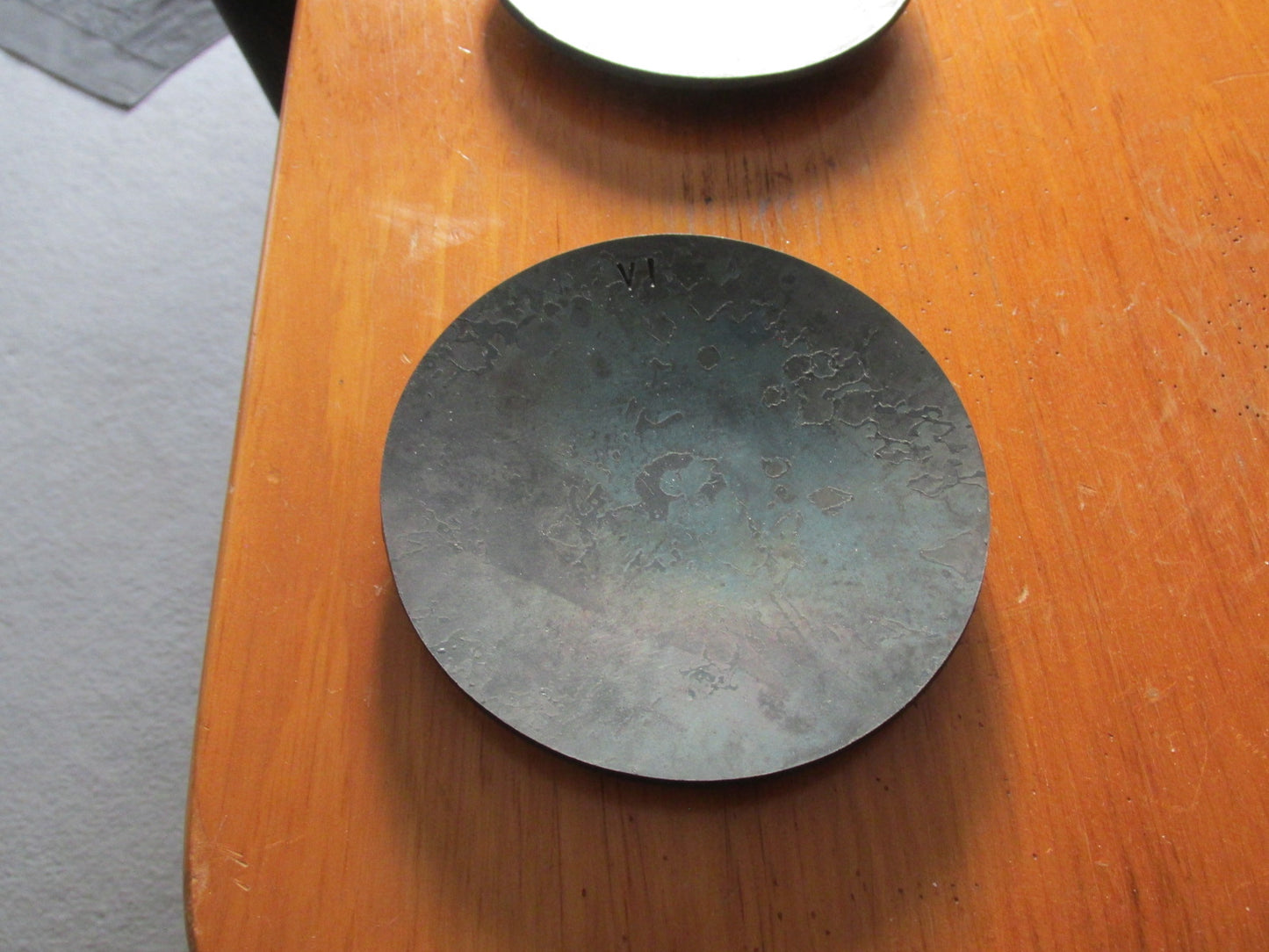 Hand Forged Iron 6 th Anniversary Bowl: Personalized Metal Gift, Rustic