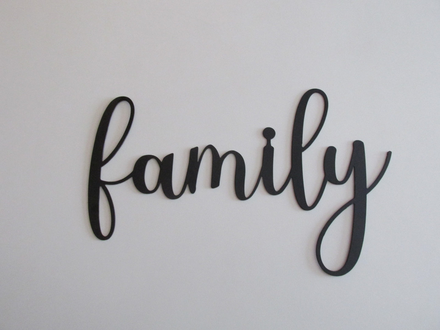 Family Metal Wall Art, Home Decor,  Handcrafted Sign